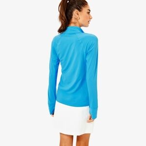 Lilly Pulitzer Marion Mesh 1/2 Zip Pullover Sz Med